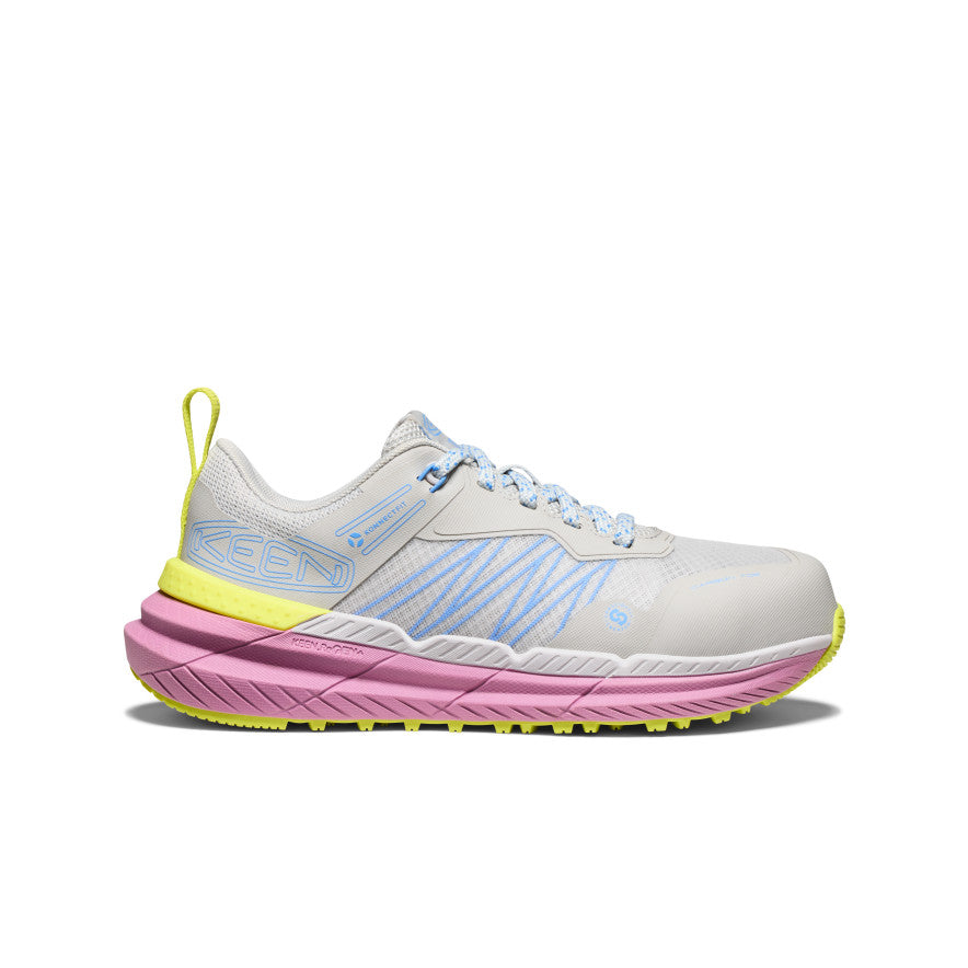 Women's Speedworks ESD Work Sneaker (Carbon Toe) Alloy/Moonlight Mauve - Keen