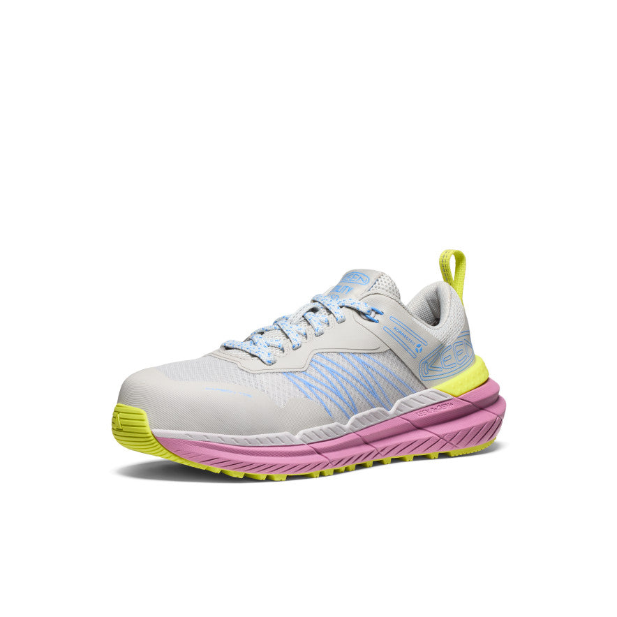 Women's Speedworks ESD Work Sneaker (Carbon Toe) Alloy/Moonlight Mauve - Keen