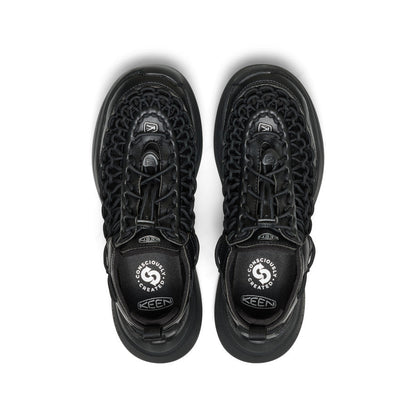 Women's UNEEK WK SNIDEL Sneaker Black/Silver - Keen