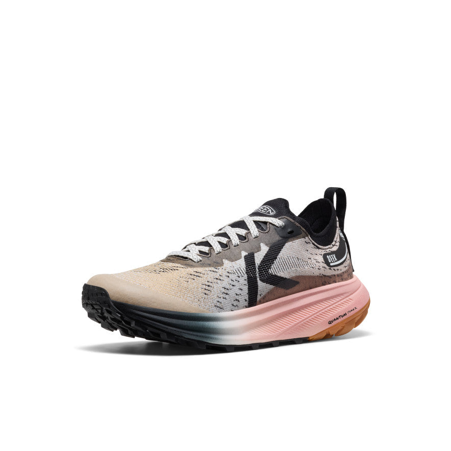 Women's Seek Trail Running Shoe Black/Sunset Sand - Keen