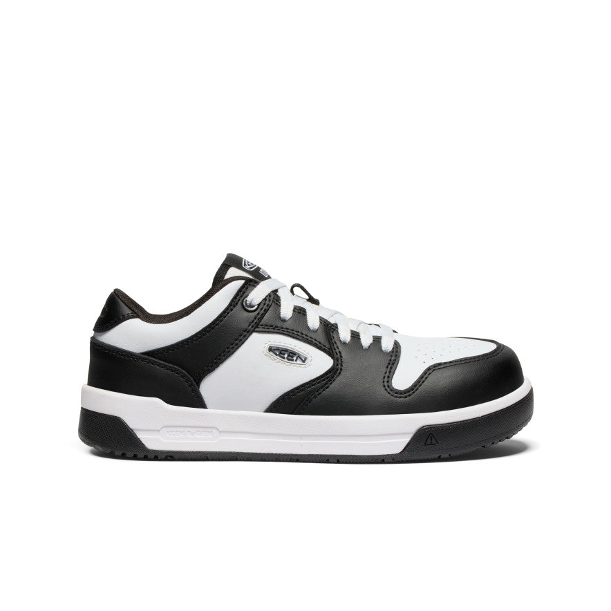 Women's Overton Work Shoe (Carbon Toe) Star White/Black - Keen