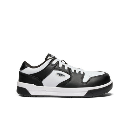 Women's Overton Work Shoe (Carbon Toe) Star White/Black - Keen