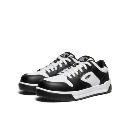 Women's Overton Work Shoe (Carbon Toe) Star White/Black - Keen
