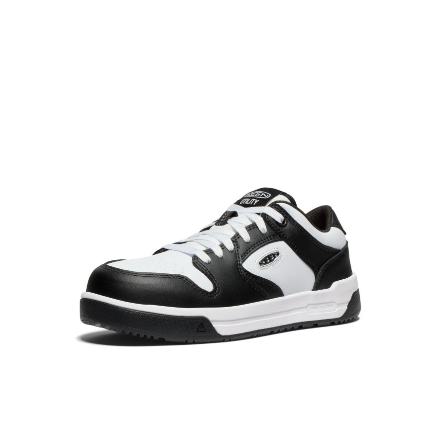 Women's Overton Work Shoe (Carbon Toe) Star White/Black - Keen