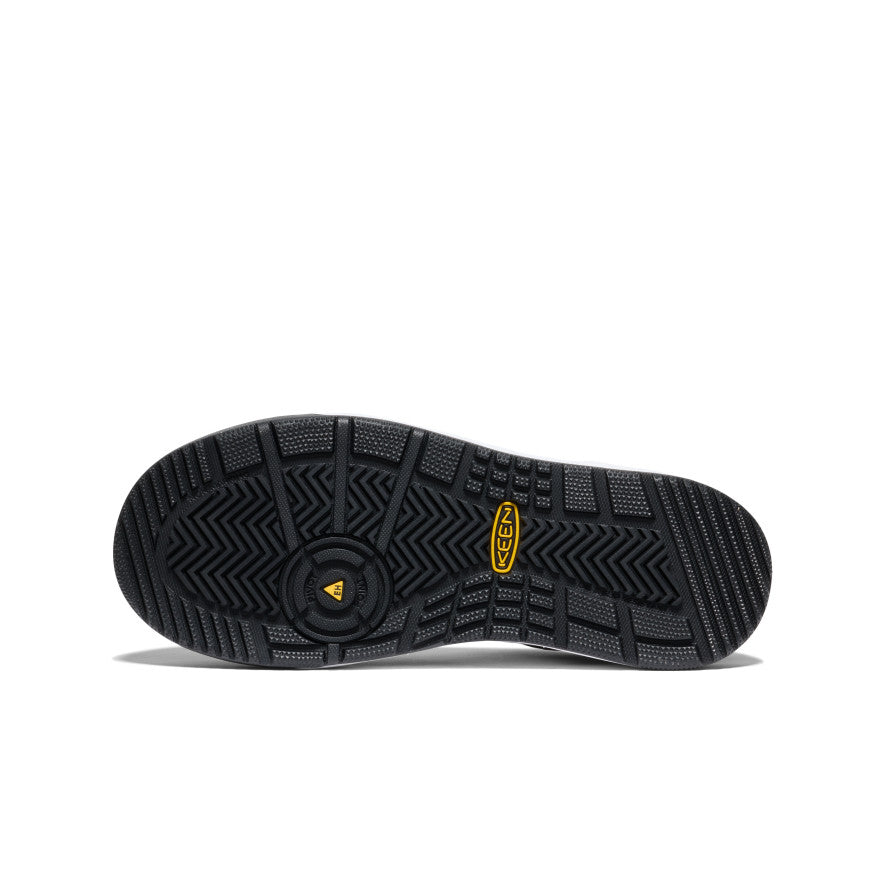 Women's Overton Work Shoe (Carbon Toe) Star White/Black - Keen