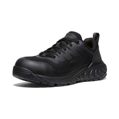 Women's Arvada ESD Work Sneaker (Carbon Toe) Black/Black - Keen