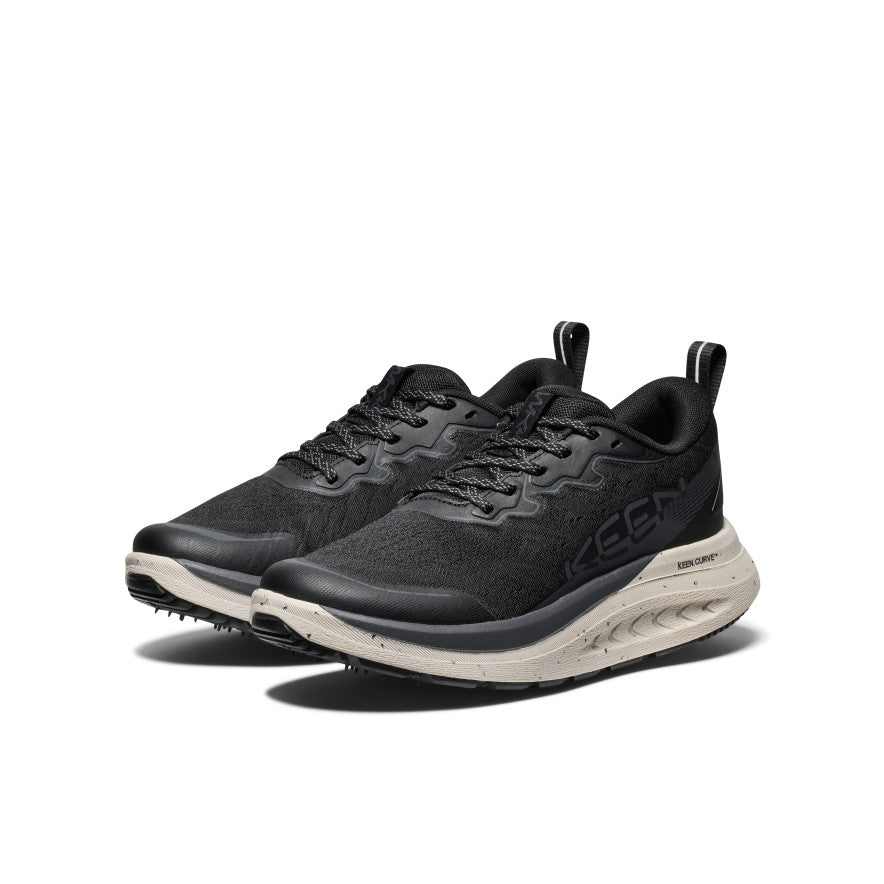 Women's WK400 II Walking Shoe Black/Vapor - Keen
