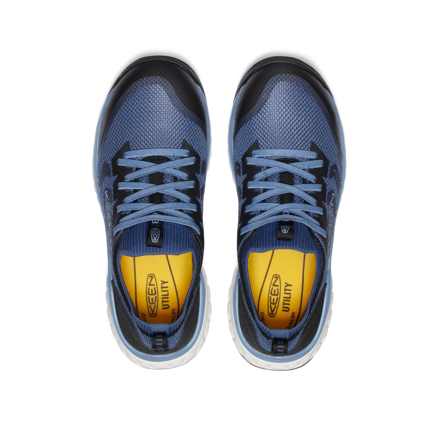 Women's Arvada Shift ESD Work Sneaker (Carbon Toe) Vintage Indigo/Faded Denim - Keen