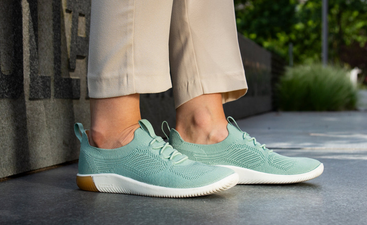 Women's KNX Knit Sneaker Granite Green/Lichen - Keen