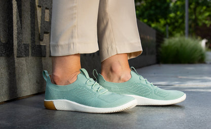 Women's KNX Knit Sneaker Granite Green/Lichen - Keen