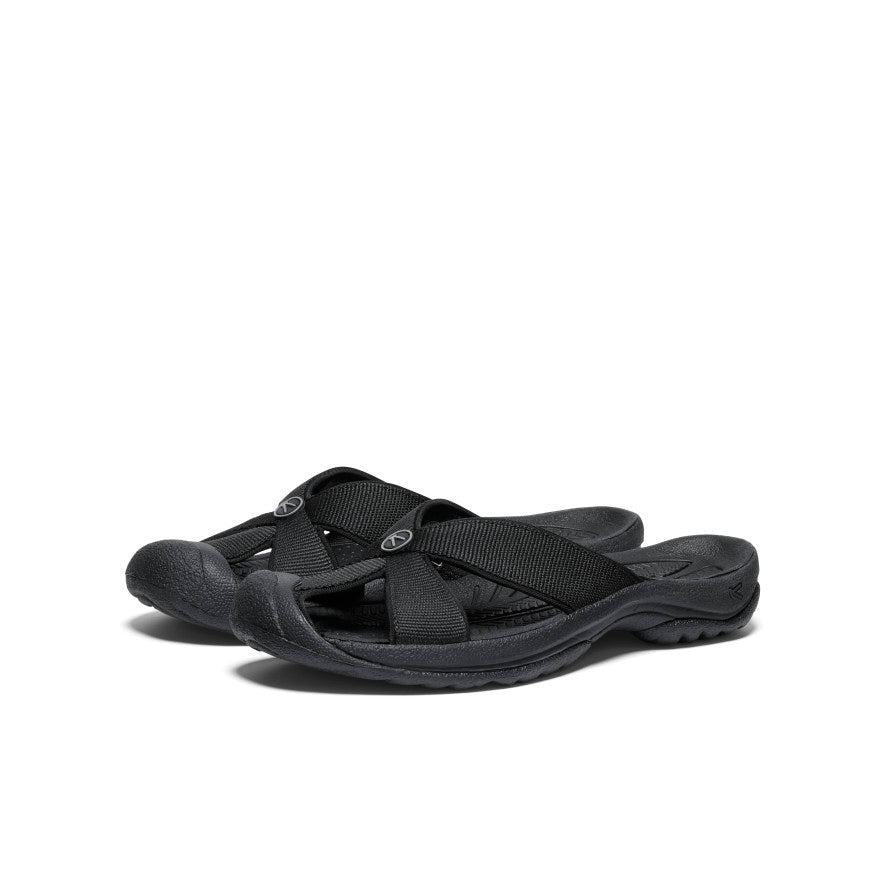 Women's Bali Slide Sandal Black/Steel Grey - Keen