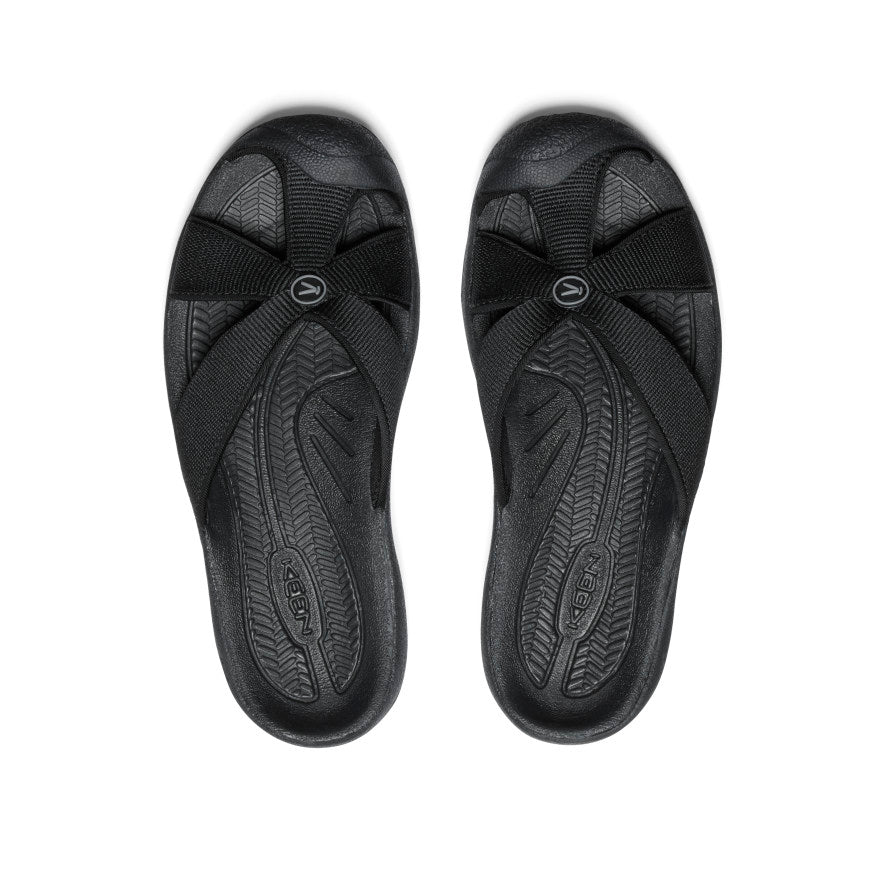 Women's Bali Slide Sandal Black/Steel Grey - Keen