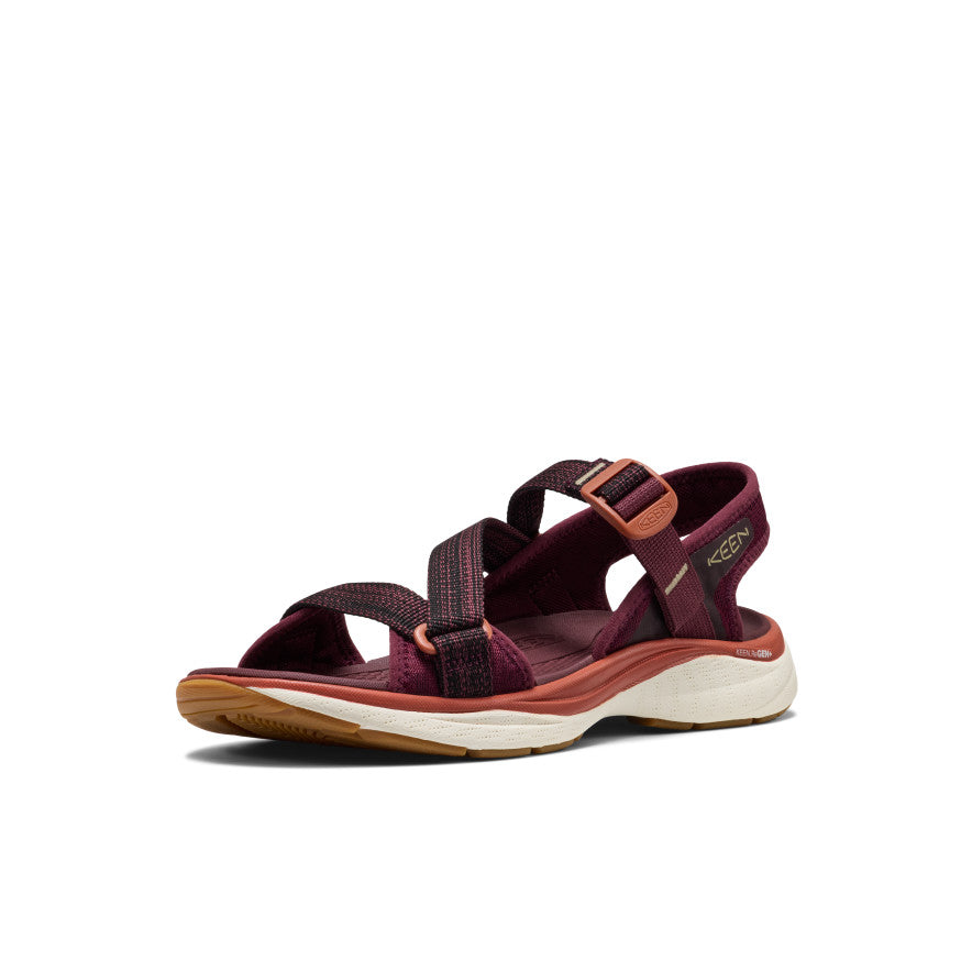 Women's Leiki Open-Toe Sandal Fig/Burnt Brick - Keen