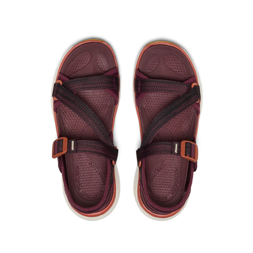 Women's Leiki Open-Toe Sandal Fig/Burnt Brick - Keen
