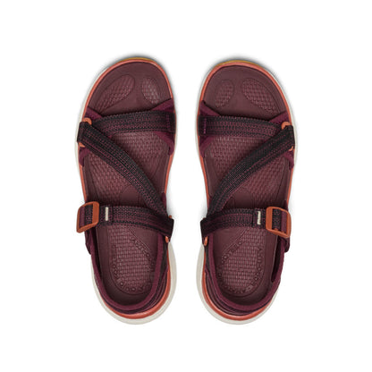 Women's Leiki Open-Toe Sandal Fig/Burnt Brick - Keen