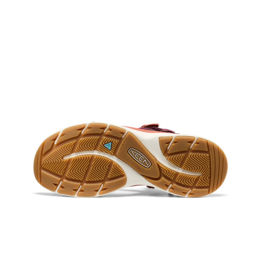 Women's Leiki Open-Toe Sandal Fig/Burnt Brick - Keen
