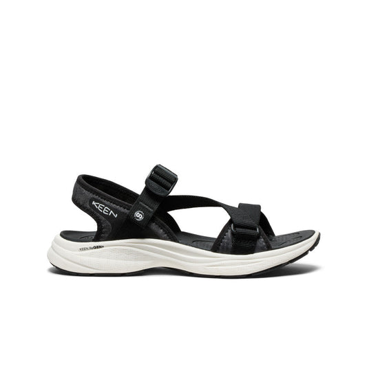 Women's Leiki Open-Toe Sandal Black/Star White - Keen