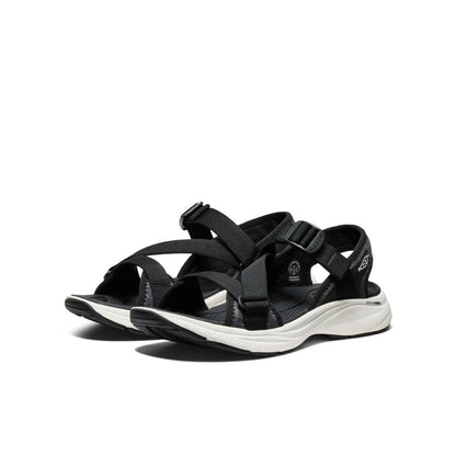 Women's Leiki Open-Toe Sandal Black/Star White - Keen