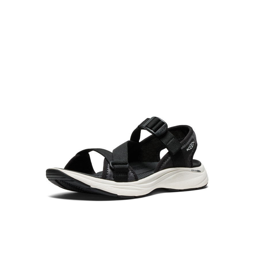 Women's Leiki Open-Toe Sandal Black/Star White - Keen