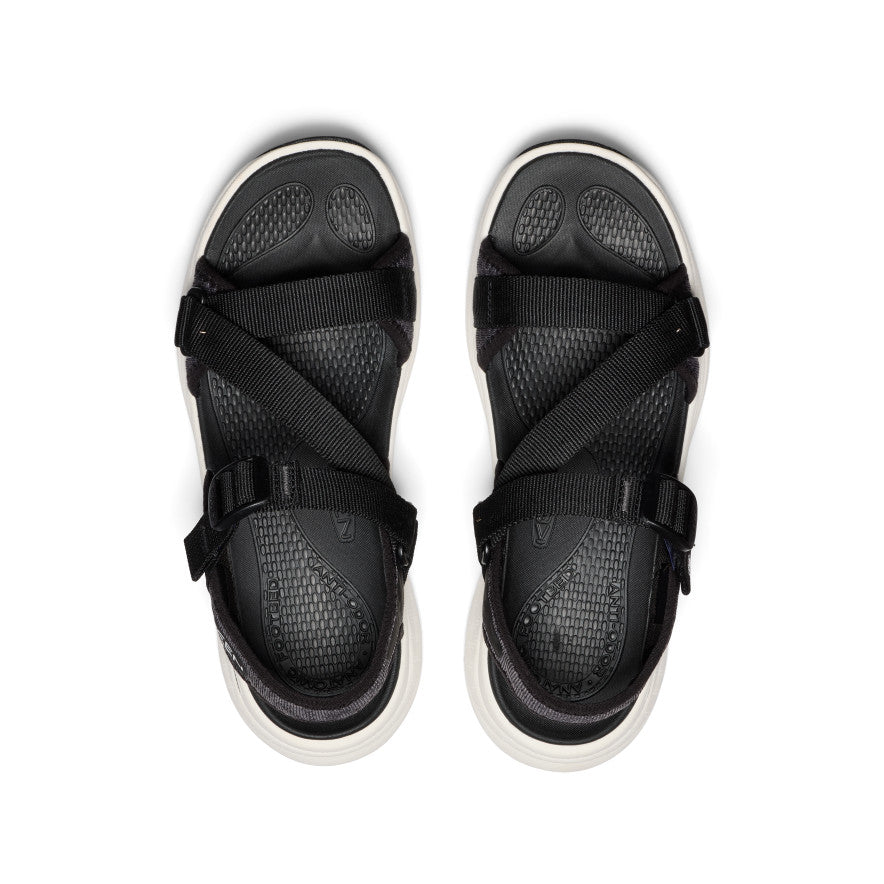 Women's Leiki Open-Toe Sandal Black/Star White - Keen