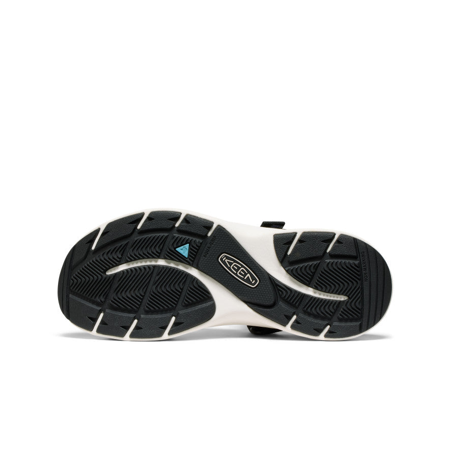 Women's Leiki Open-Toe Sandal Black/Star White - Keen