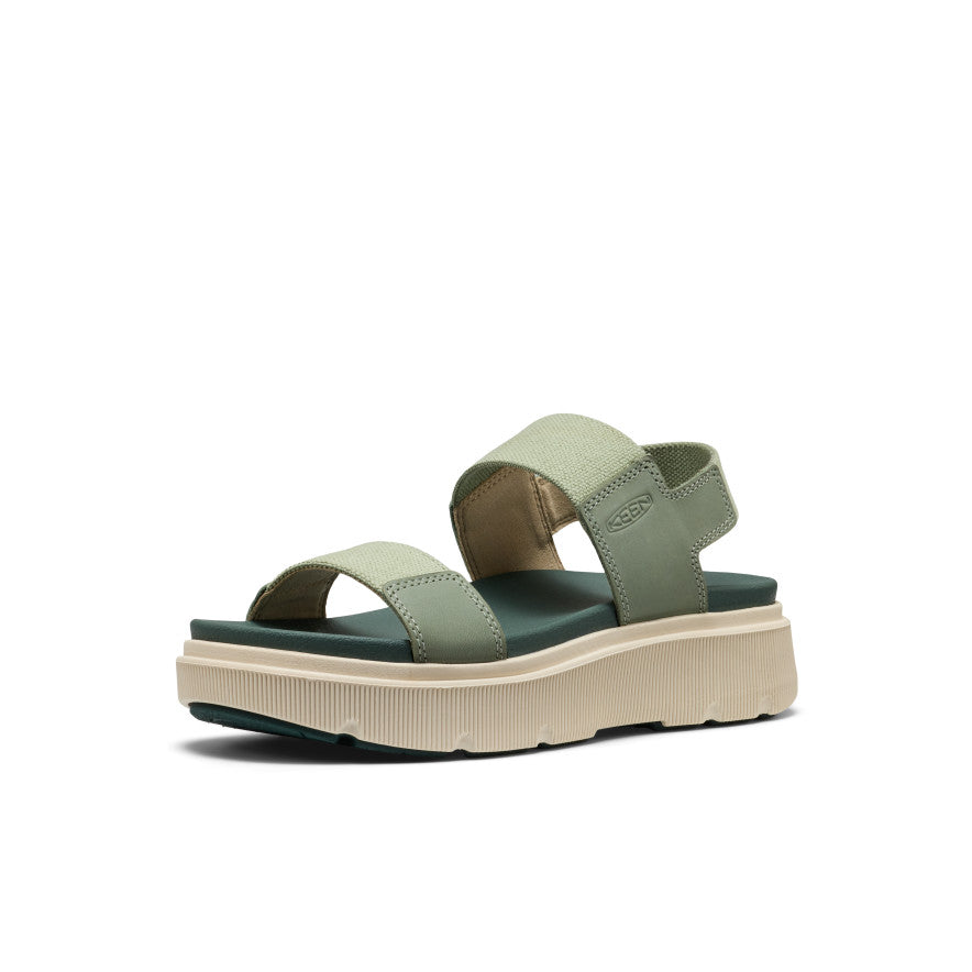 Women's Elle Mila Backstrap Sandal Lily Pad/Dark Forest - Keen
