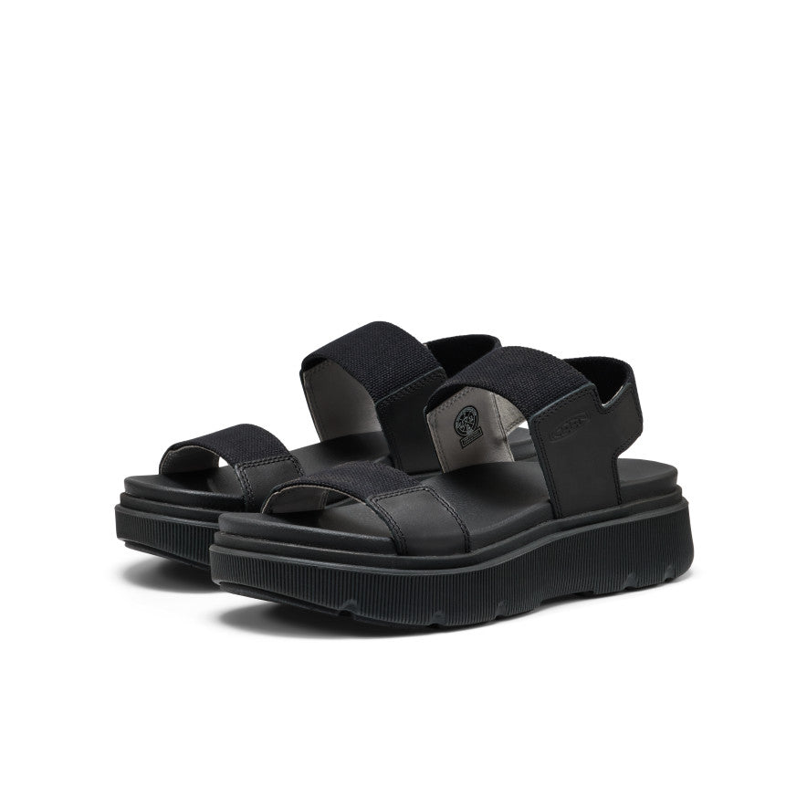Women's Elle Mila Backstrap Sandal Black/Black - Keen