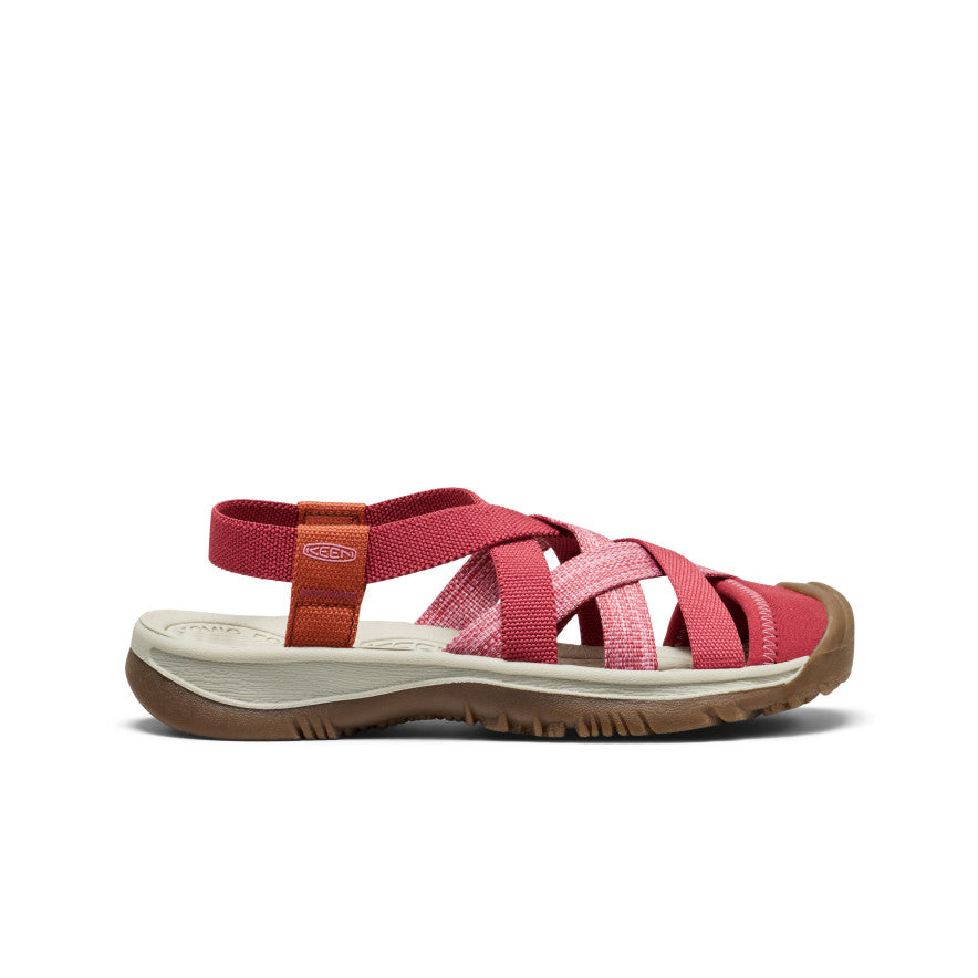 Women's Whisper Lattice Sandal Garnet/Burnt Brick - Keen