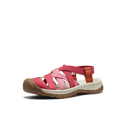 Women's Whisper Lattice Sandal Garnet/Burnt Brick - Keen