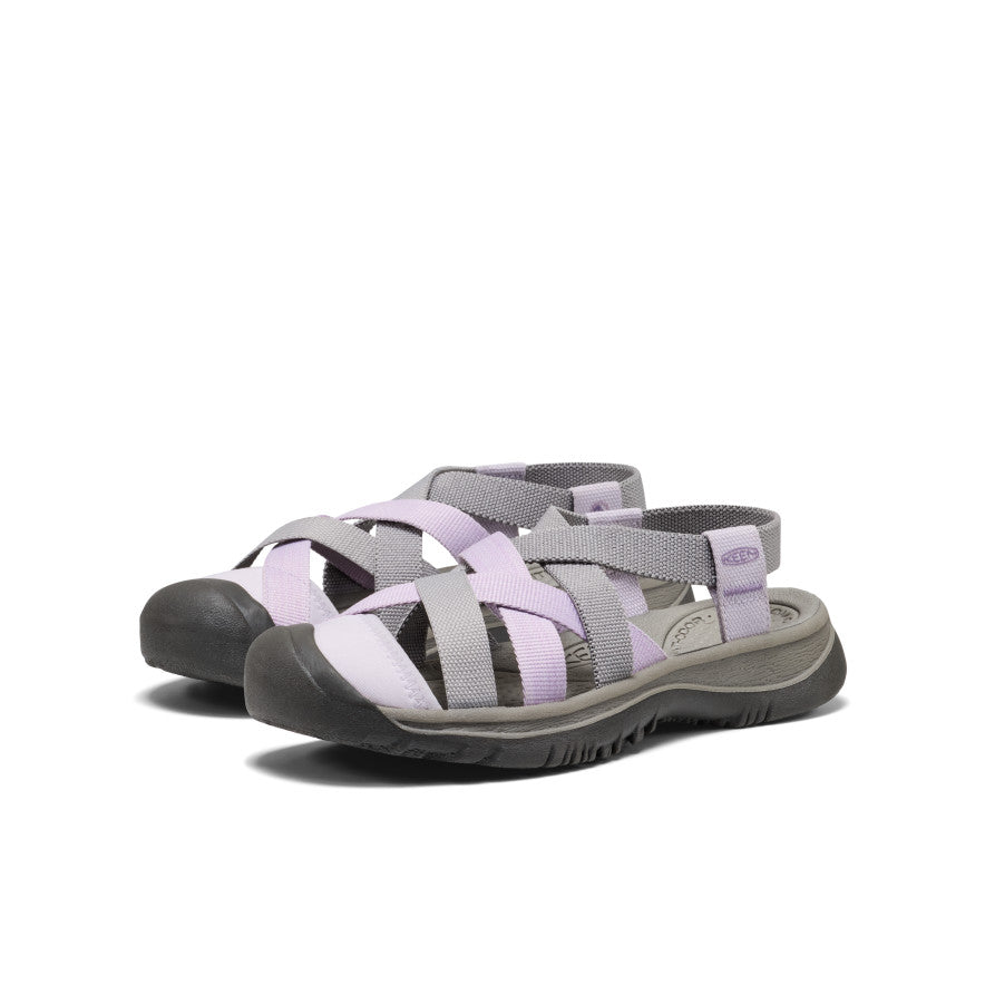 Women's Whisper Lattice Sandal Alloy/Thistle - Keen