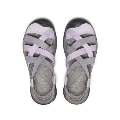 Women's Whisper Lattice Sandal Alloy/Thistle - Keen