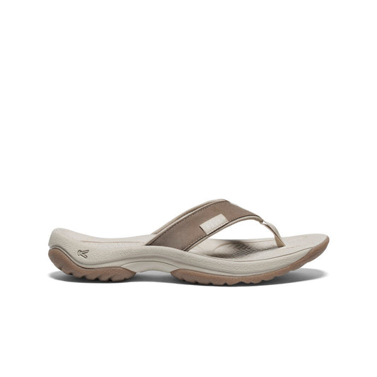 Women's Kona Leather Flip-Flop Brindle/Silver Birch - Keen