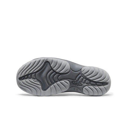 Women's Bali Leather Slide Sandal Lily Pad/Steel Grey - Keen