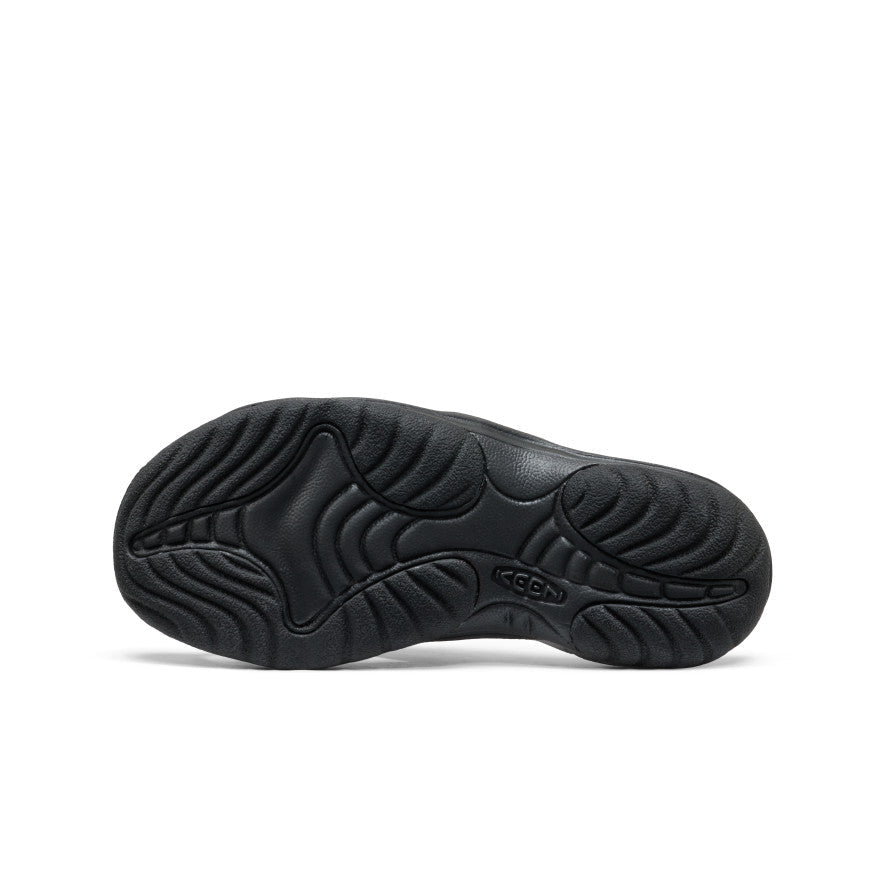 Women's Bali Leather Slide Sandal Black/Black - Keen