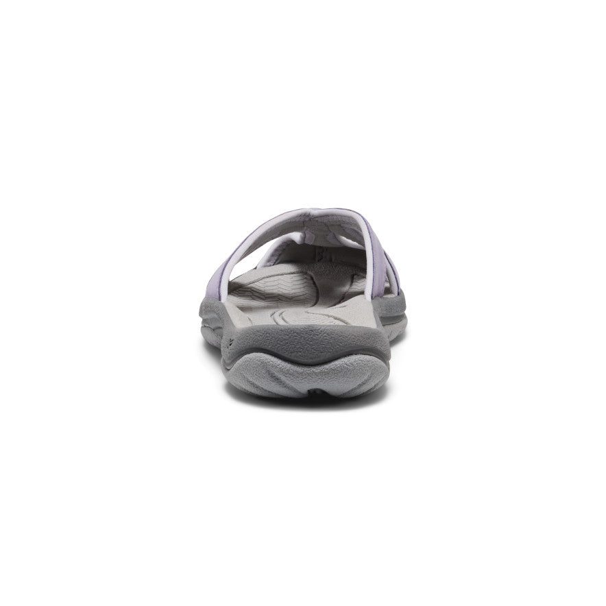 Women's Bali Leather Slide Sandal Purple Haze/Steel Grey - Keen