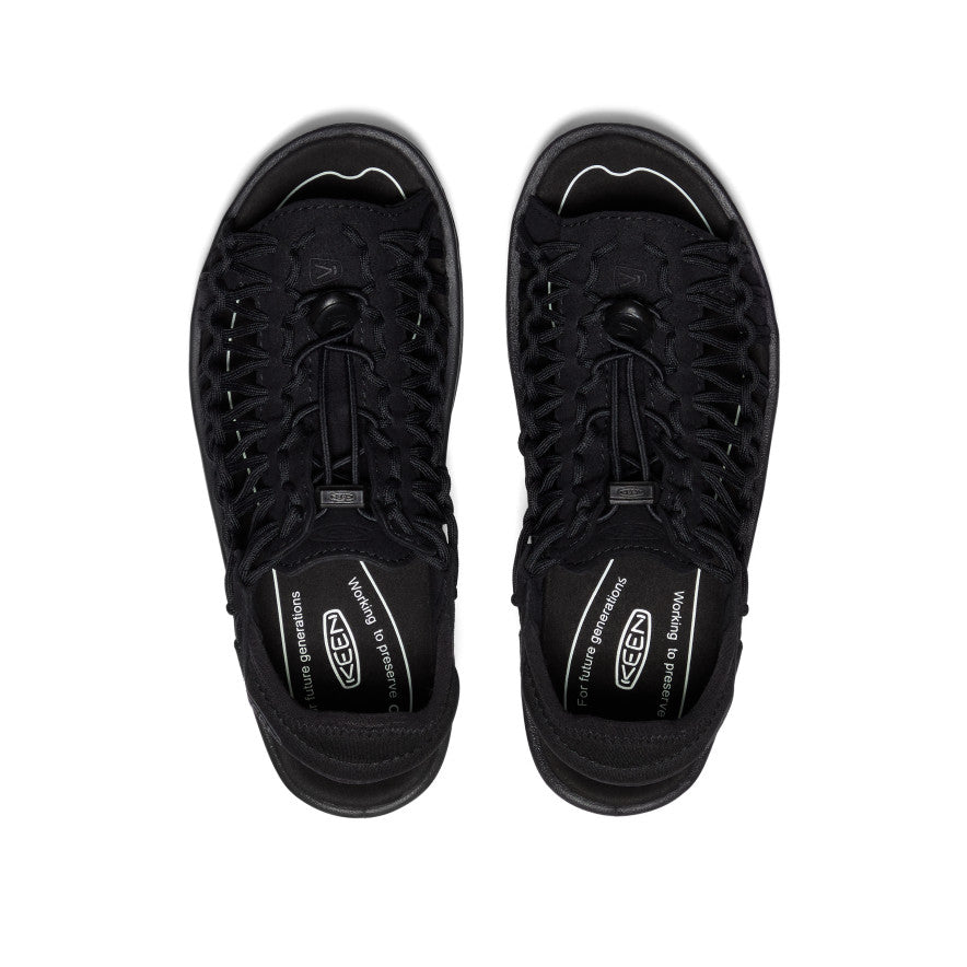 Women's UNEEK II Open-Toe Sneaker Black/Black - Keen
