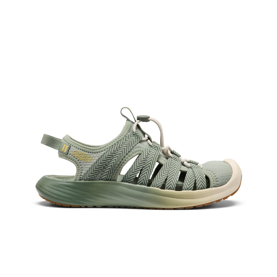 Women's Whisper Lite Sandal Lily Pad/Cream Gold - Keen