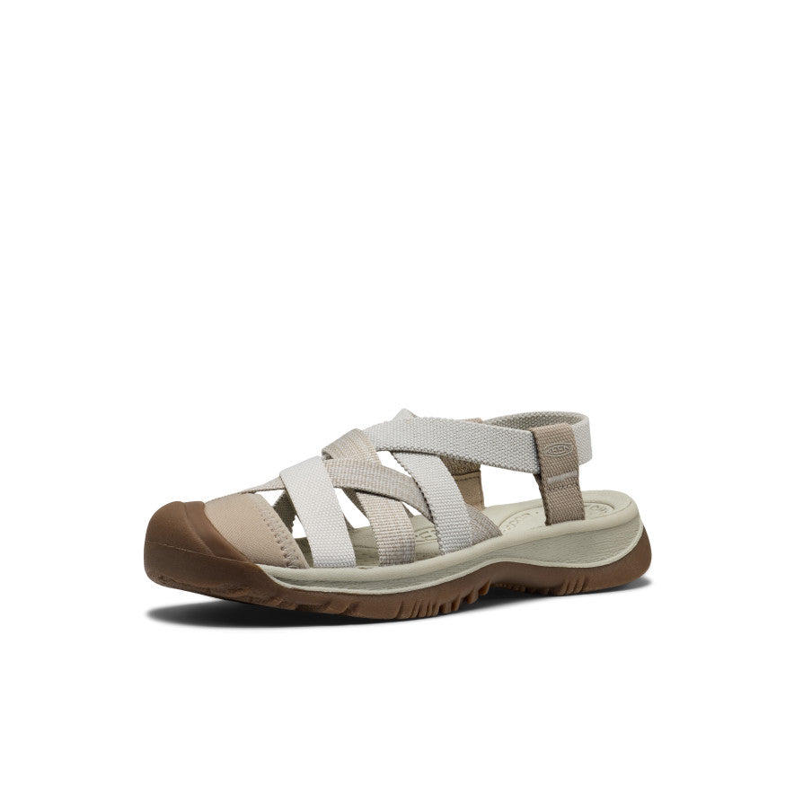 Women's Whisper Lattice Sandal Plaza Taupe/Silver Birch - Keen