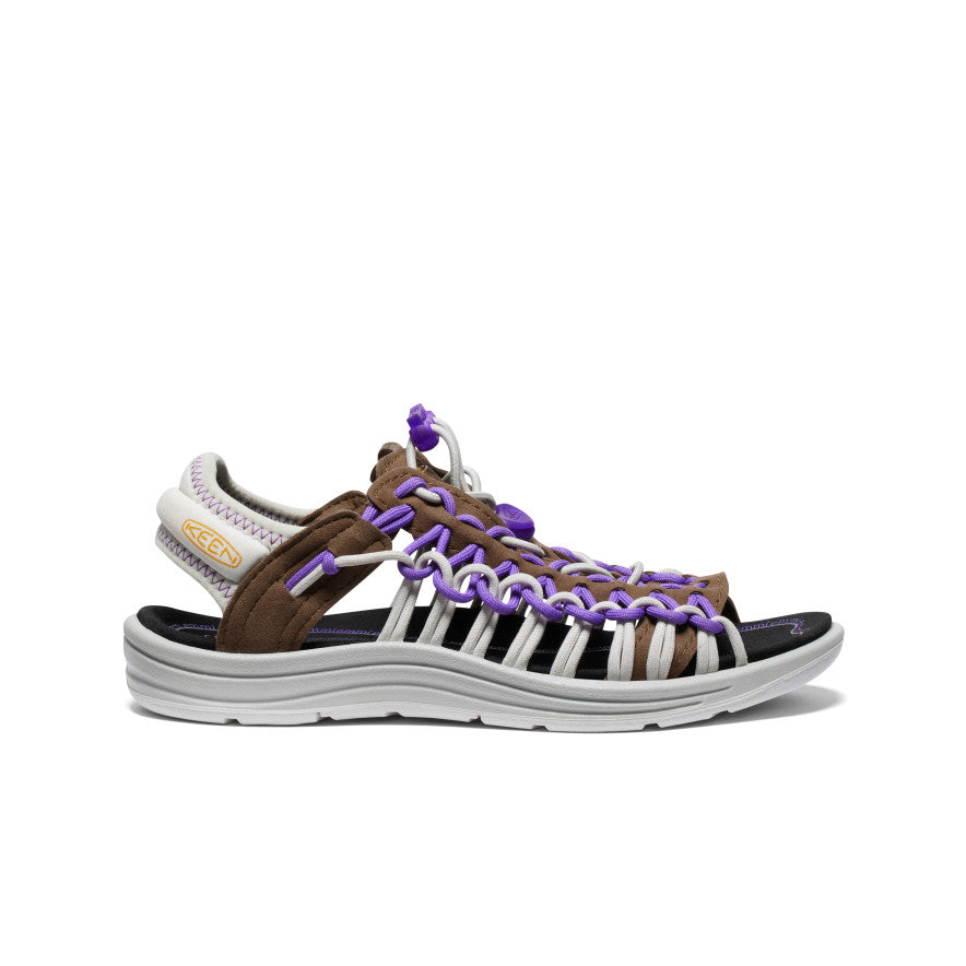 Women's UNEEK II Open Toe x emmi Dark Earth/Tillandsia Purple - Keen