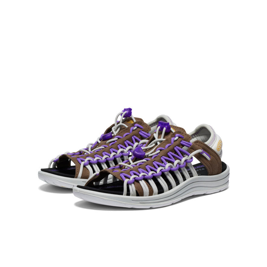 Women's UNEEK II Open Toe x emmi Dark Earth/Tillandsia Purple - Keen