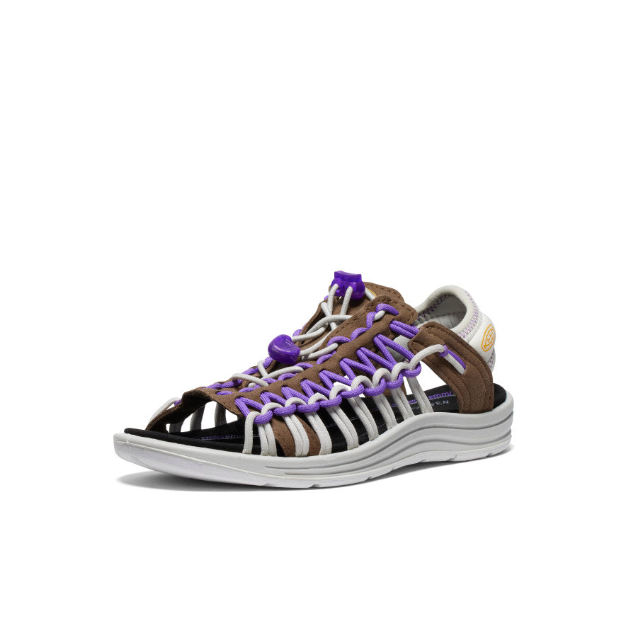 Women's UNEEK II Open Toe x emmi Dark Earth/Tillandsia Purple - Keen