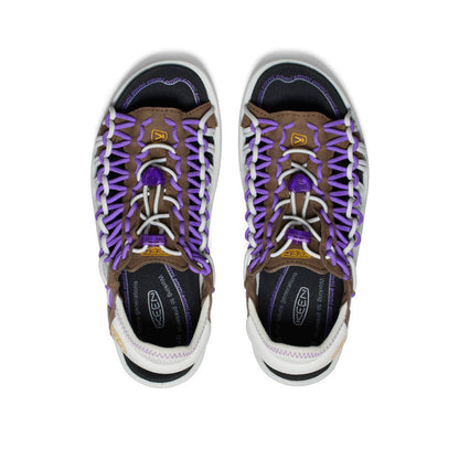 Women's UNEEK II Open Toe x emmi Dark Earth/Tillandsia Purple - Keen