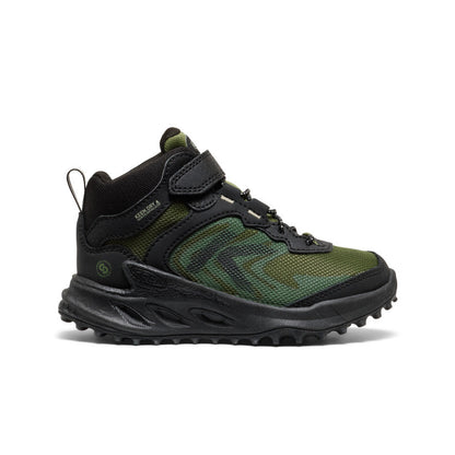 Little Kids' Zionic Waterproof Hiker Black/Bronze Green - Keen
