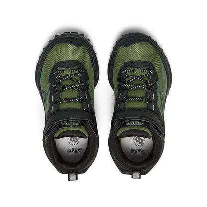 Little Kids' Zionic Waterproof Hiker Black/Bronze Green - Keen