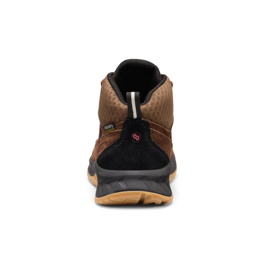 Big Kids' Hightrail Waterproof Hiking Boot Dark Earth/Garnet - Keen