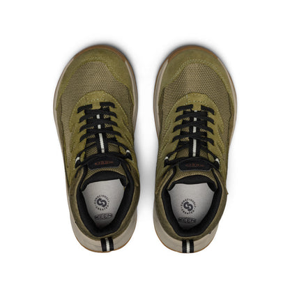 Big Kids' Hightrail Waterproof Hiking Boot Dark Olive/Martini Olive - Keen