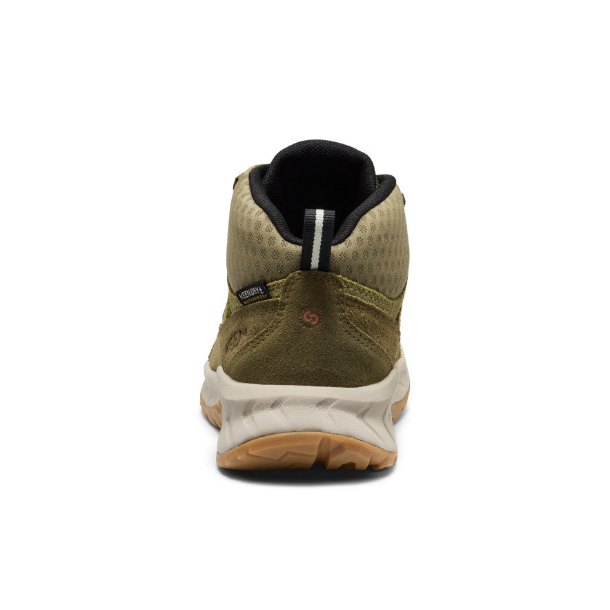 Big Kids' Hightrail Waterproof Hiking Boot Dark Olive/Martini Olive - Keen
