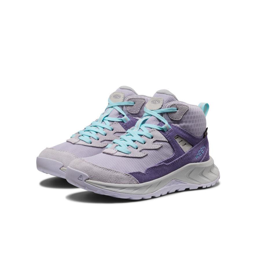Big Kids' Hightrail Waterproof Hiking Boot Purple Haze/Thistle - Keen