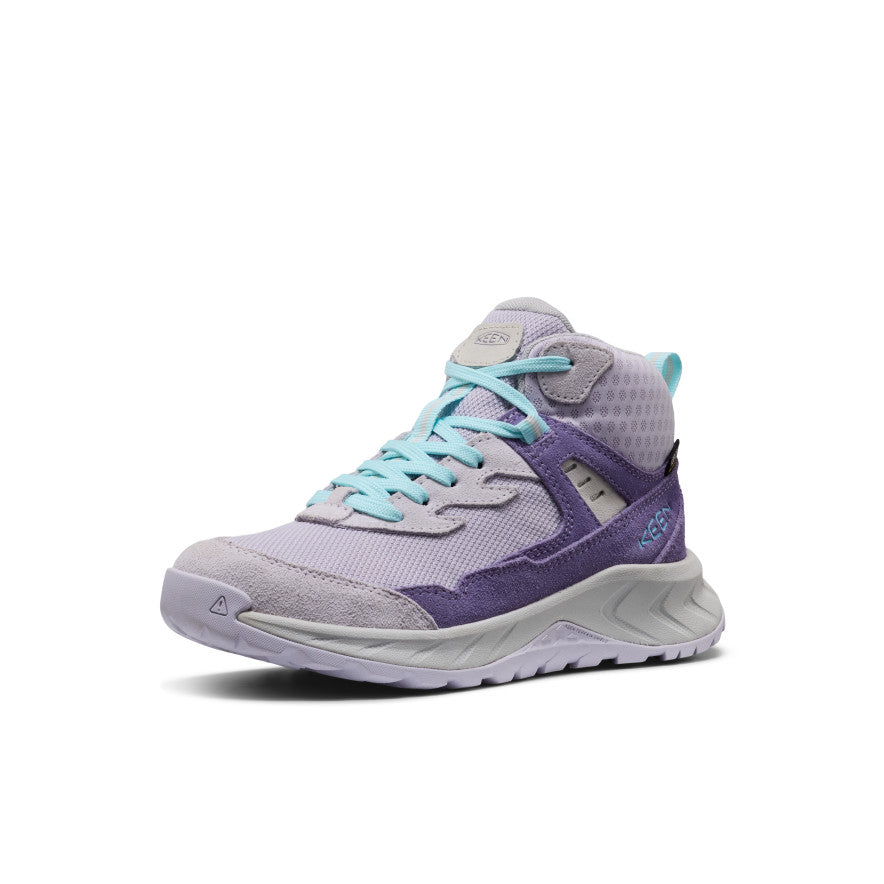 Big Kids' Hightrail Waterproof Hiking Boot Purple Haze/Thistle - Keen