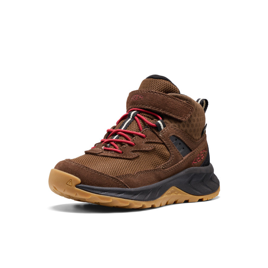 Little Kids' Hightrail Waterproof Hiking Boot Dark Earth/Garnet - Keen